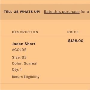 AGOLDE Jaden Shorts - Surreal